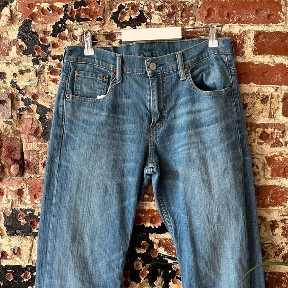 Levis 569 Jeans Mens 29x32 Blue Loose Straight Cowboy Hip Hop Rockabilly - Picture 2 of 16